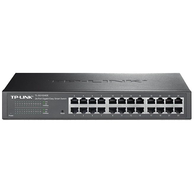 Комутатор 24 порти керований TP-LINK TL-SF1024DE Комутатор 24 порти керований TP-LINK TL-SF1024DE