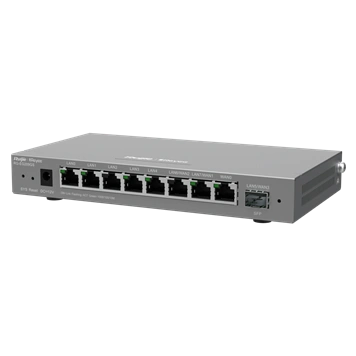 9-портовый гигабитный управляемый SFP роутер Ruijie Reyee RG-EG209GS 9-портовый гигабитный управляемый SFP роутер Ruijie Reyee RG-EG209GS