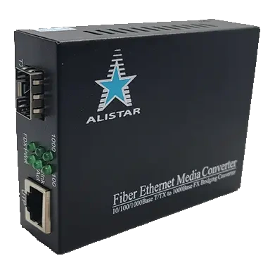 Медіаконвертор ALISTAR X1S 1G 10/100/1000BASE-T RJ-45 - SFP Slot 1000Base-SX/LX External Power Supply Медіаконвертор ALISTAR X1S 1G 10/100/1000BASE-T RJ-45 - SFP Slot 1000Base-SX/LX External Power Supply