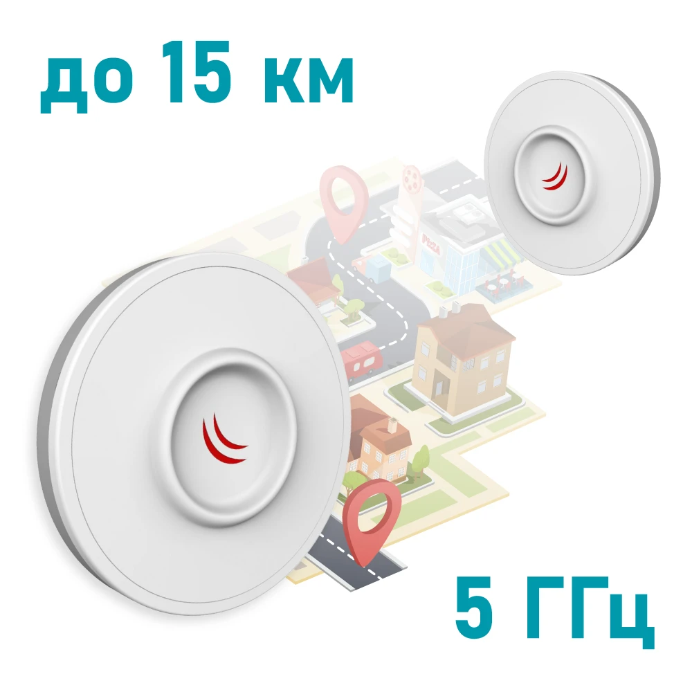 5GHz Wi-Fi точка доступу з посиленою антеною MikroTik DISC Lite5 (RBDisc-5nD) 5GHz Wi-Fi точка доступу з посиленою антеною MikroTik DISC Lite5 (RBDisc-5nD)