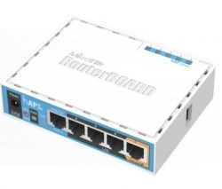 Двохдіапазонна Wi-Fi точка доступу з 5-портами Ethernet, для домашнього використання MikroTik hAP ac lite (RB952Ui-5ac2nD)