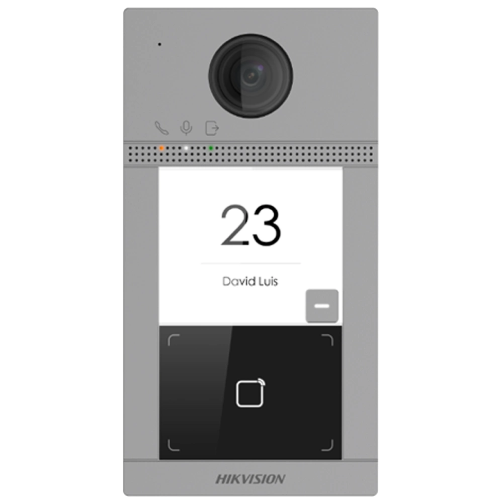 2 Мп IP вызывная панель IP65, IK08 с Wi-Fi DS-KV8113-WME1(C) 2 Мп IP вызывная панель IP65, IK08 с Wi-Fi DS-KV8113-WME1(C)
