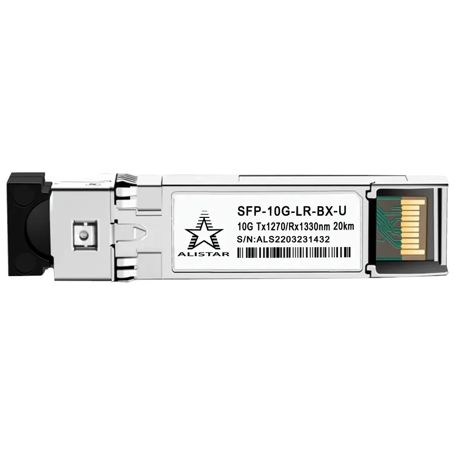 Модуль ALISTAR SFP-10G-LR-BX-U SFP+ 10G BASE-BX 1SM WDM LC 20KM TX1270/RX1330nm DOM Модуль ALISTAR SFP-10G-LR-BX-U SFP+ 10G BASE-BX 1SM WDM LC 20KM TX1270/RX1330nm DOM