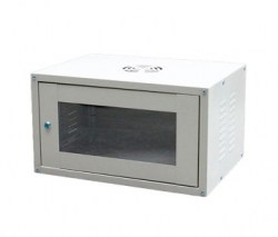 Шафа, акрилове скло, сірий 6U, 530х400х300 мм (LTT-A6U)