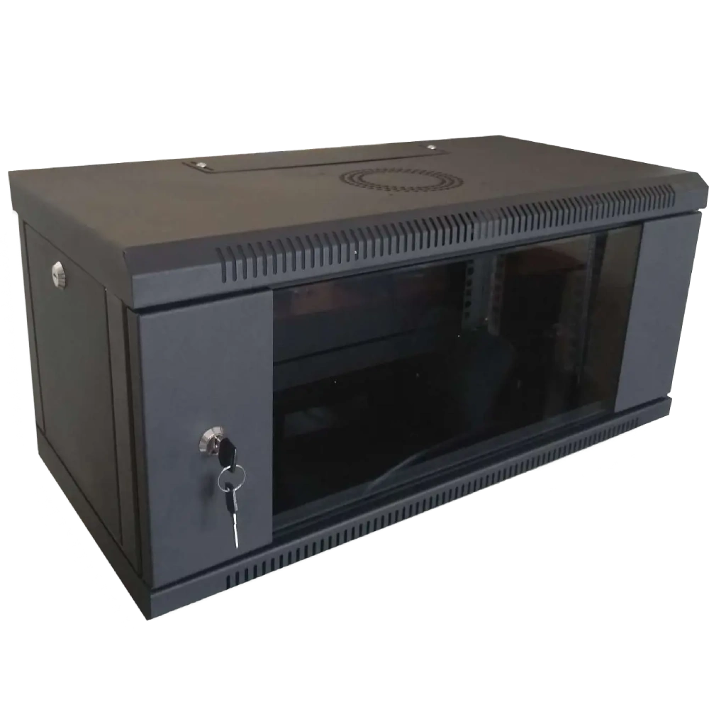Шафа коммутаційна настінна розбірна чорна Hypernet WMNC-350-4U-FLAT-BLACK Шафа коммутаційна настінна розбірна чорна Hypernet WMNC-350-4U-FLAT-BLACK