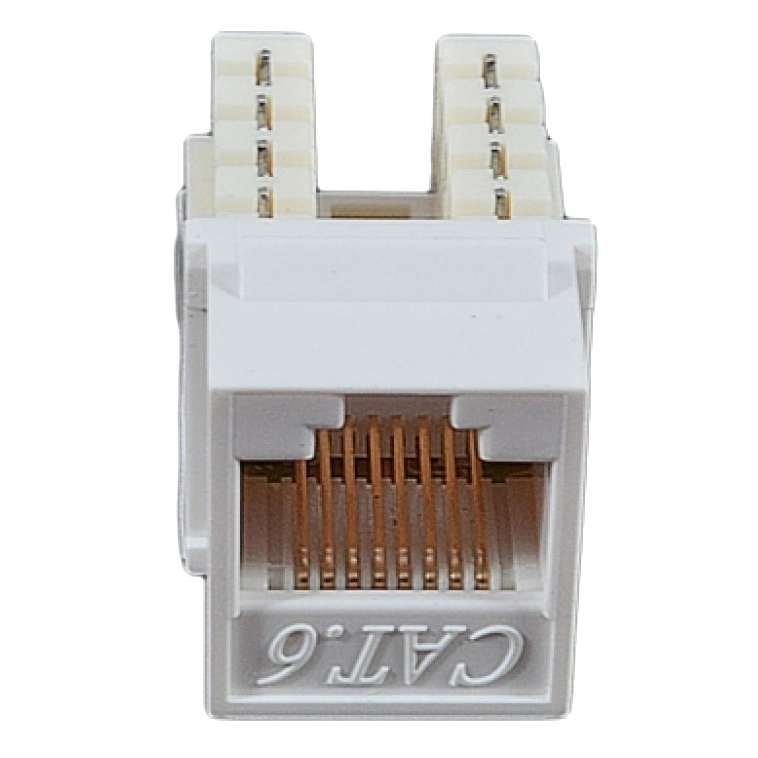 Модуль KeyStone RJ45 UTP, кат. 6, 110, Slim, W – 16.6 мм, белый EPNew 6KTVM-U0WH Модуль KeyStone RJ45 UTP, кат. 6, 110, Slim, W – 16.6 мм, белый EPNew 6KTVM-U0WH