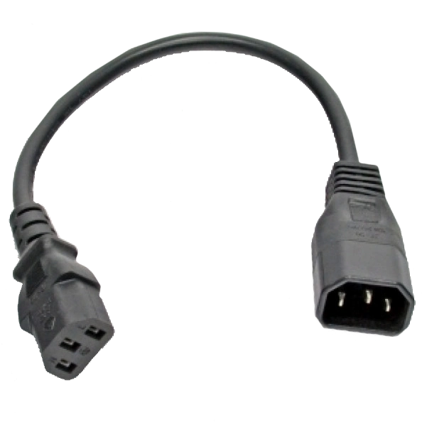 Шнур живлення Kingda С13-C14, 0.3 м, 0.75 мм2 Шнур живлення Kingda С13-C14, 0.3 м, 0.75 мм2