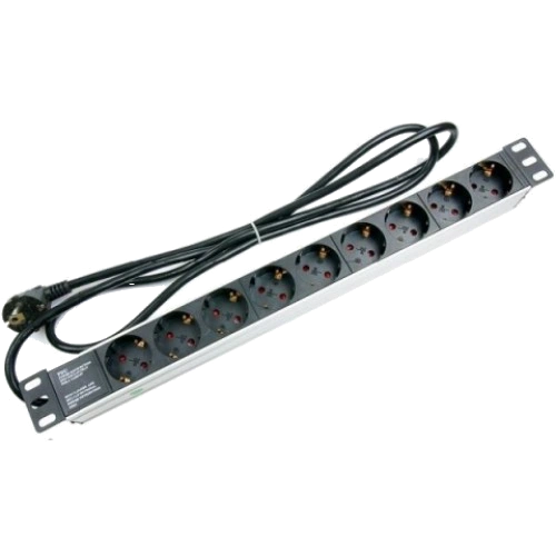 Фильтр сетевой 220В 9 розеток кабель 1.8м 19 Hypernet SPP9-E Фильтр сетевой 220В 9 розеток кабель 1.8м 19 Hypernet SPP9-E