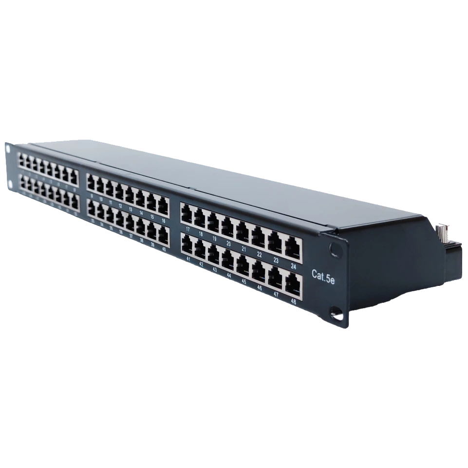 Патч-панель 19 type кат. 5e LW 1U STP 48xRJ-45 Dual IDC Патч-панель 19 type кат. 5e LW 1U STP 48xRJ-45 Dual IDC