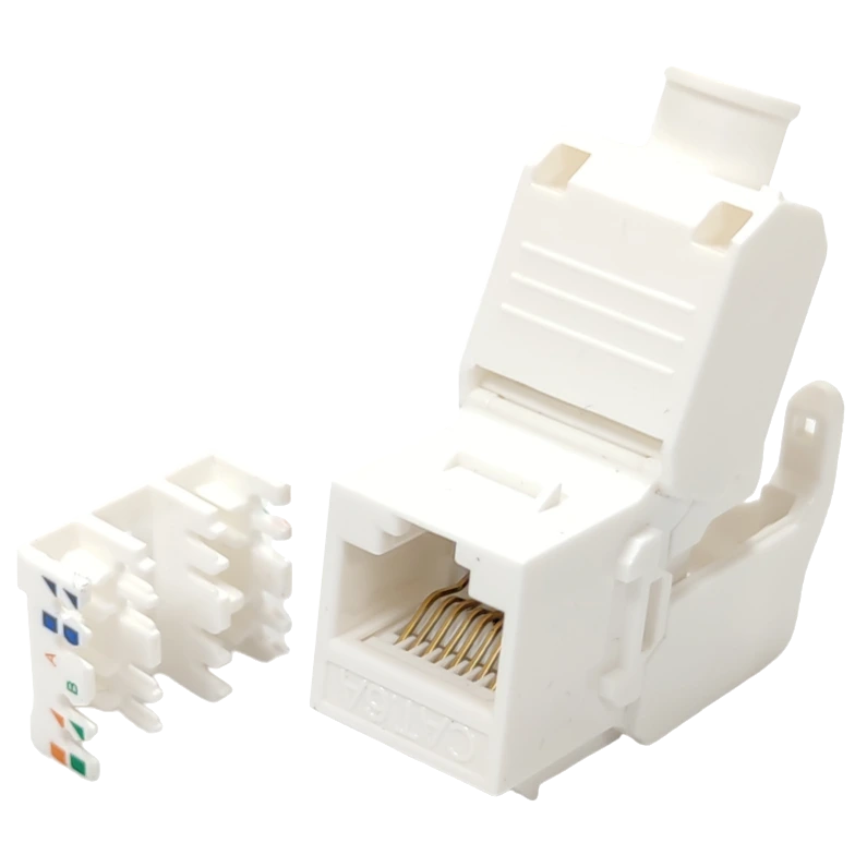 Модуль зєднувальний безінструментний LW KeyStone RJ45 UTP Slim Модуль зєднувальний безінструментний LW KeyStone RJ45 UTP Slim