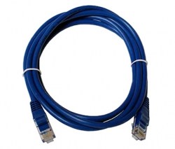 Патчкорд (для внутрішньої прокладки) 2м UTP Cat5E Blue
