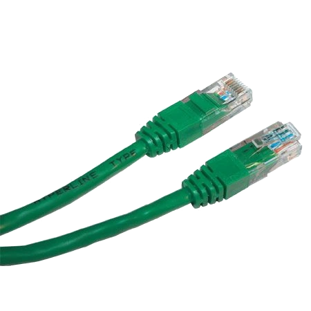 зелений Патч-корд  E-server UTP,  0.5 м, кат. 5e