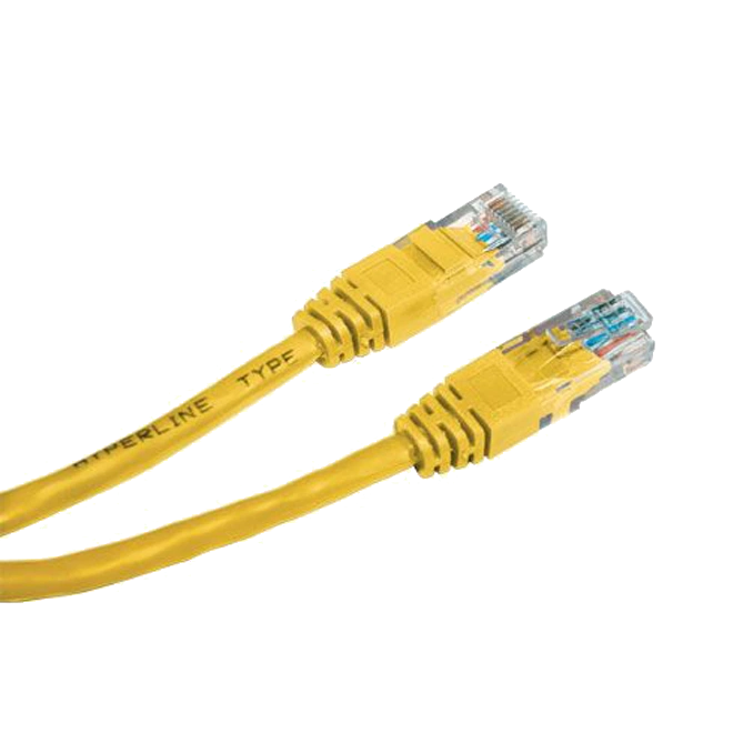жовтий Патч-корд  E-server UTP,  0.5 м, кат. 5e
