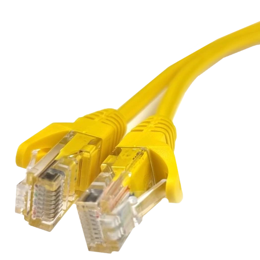 Патч-корд литий жовтий 5е UTP RJ45 1м Патч-корд литий жовтий 5е UTP RJ45 1м