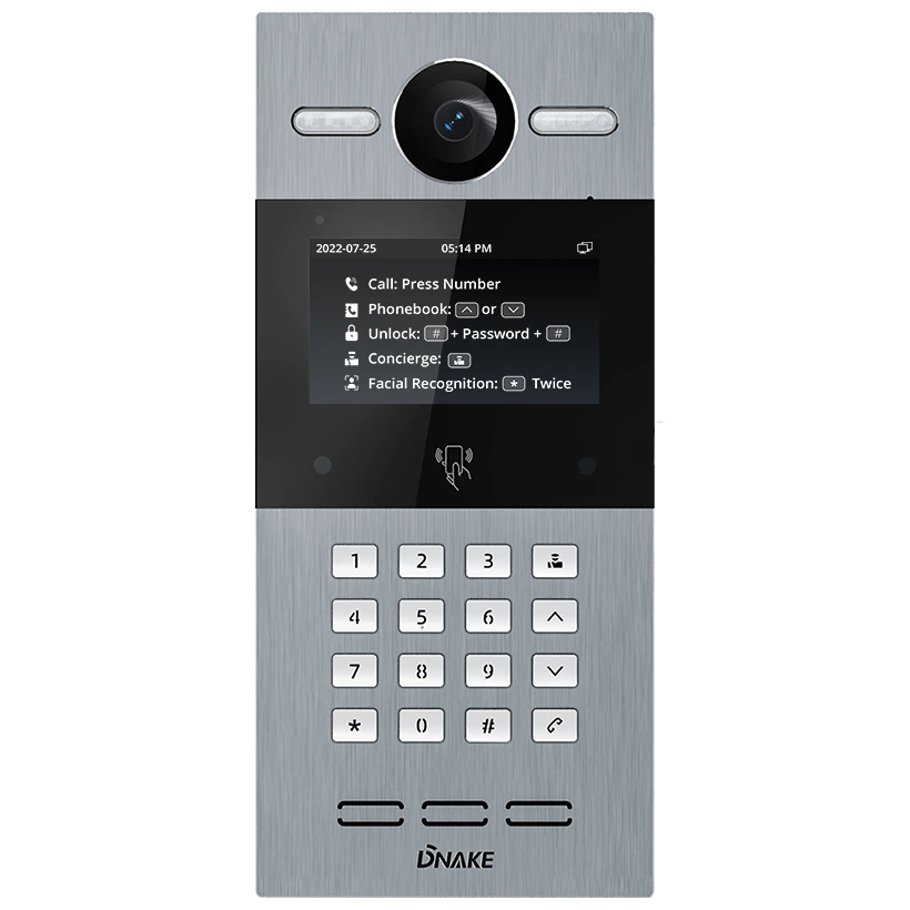 Вызывная панель Dnake S615/S Android IP65 IK07 Вызывная панель Dnake S615/S Android IP65 IK07