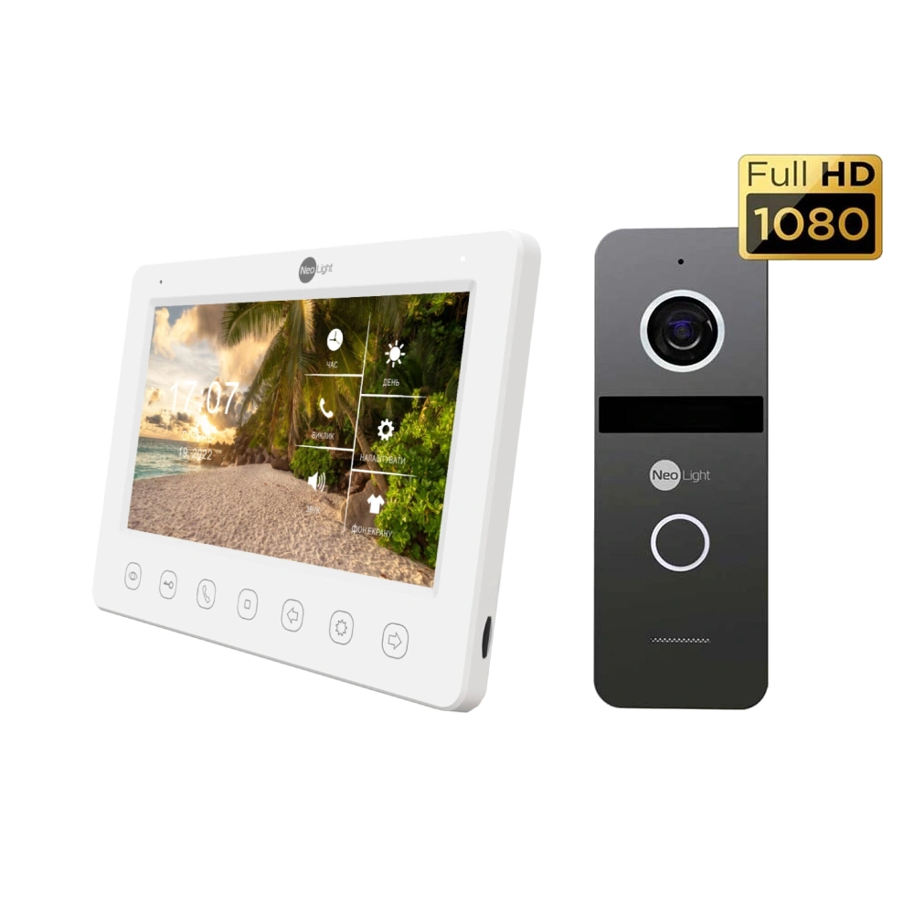 Комплект відеодомофона KAPPA HD KIT Graphite Комплект відеодомофона KAPPA HD KIT Graphite