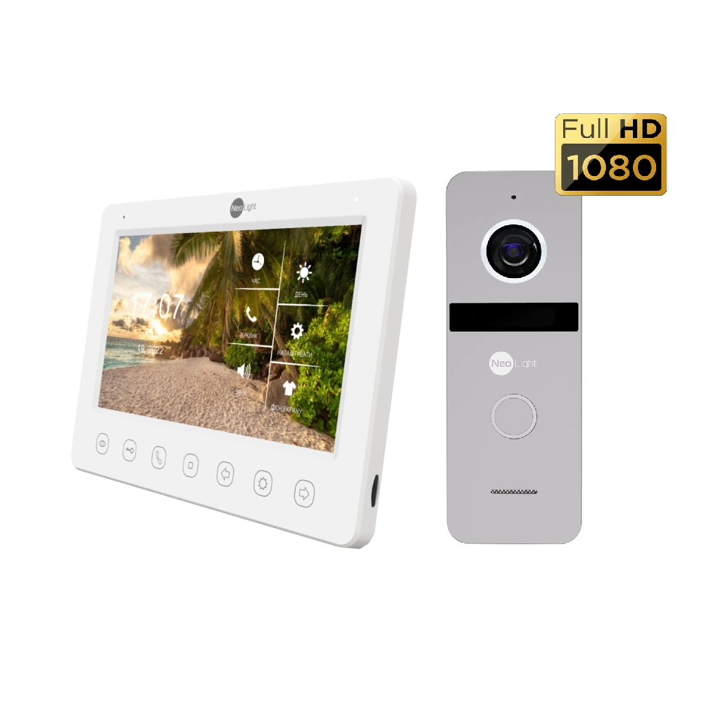 Комплект відеодомофона KAPPA HD KIT Silver Комплект відеодомофона KAPPA HD KIT Silver