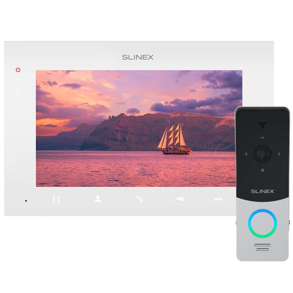 Комплект відеодомофону Slinex ML-20HD(Black)+SQ-07MTHD(White) Комплект відеодомофону Slinex ML-20HD(Black)+SQ-07MTHD(White)