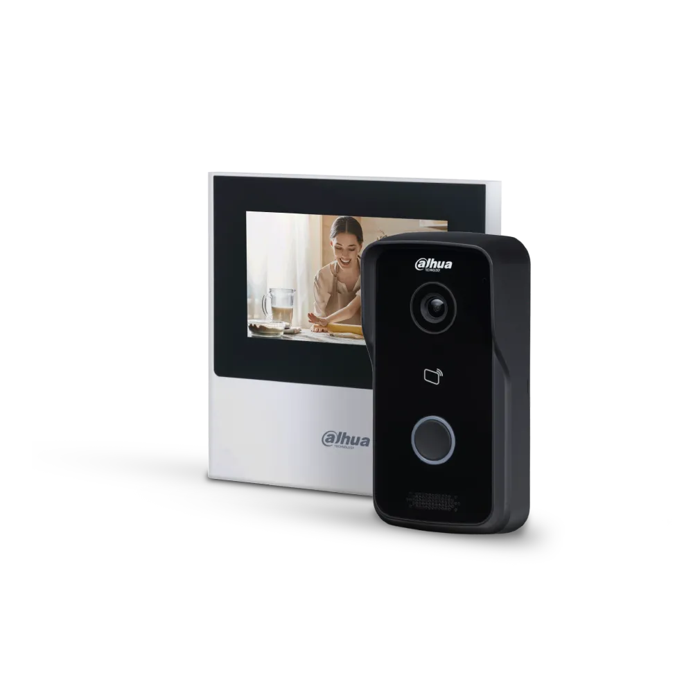 Комплект Dahua Mіні DHI-VTH2611L-WP 4.3 Wi-Fi + DHI-VTO2111D-P-S2
