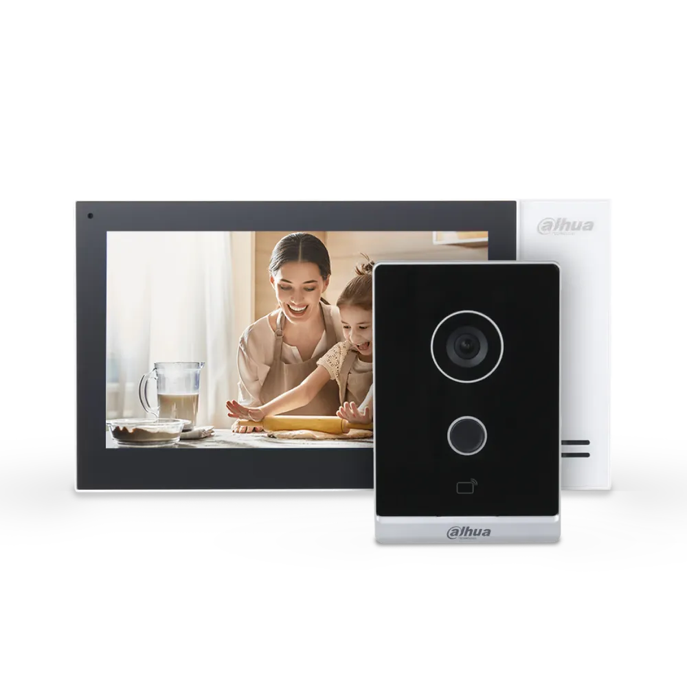 Комплект (білий домофон) Dahua Standart DHI-VTO2211G-WP-S2 + DHI-VTH2421FW-P Комплект (білий домофон) Dahua Standart DHI-VTO2211G-WP-S2 + DHI-VTH2421FW-P