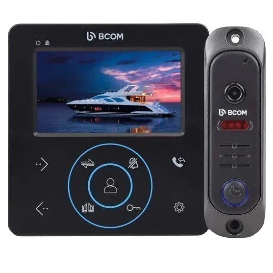 Комплект відеодомофона BCOM BD-480M Black Kit Комплект відеодомофона BCOM BD-480M Black Kit