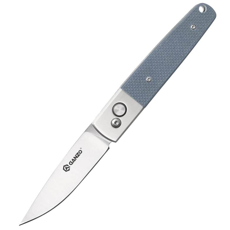 Нiж складний ciрий Ganzo G7211-GY