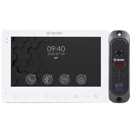 Комплект видеодомофона BCOM BD-780M White Kit Комплект видеодомофона BCOM BD-780M White Kit