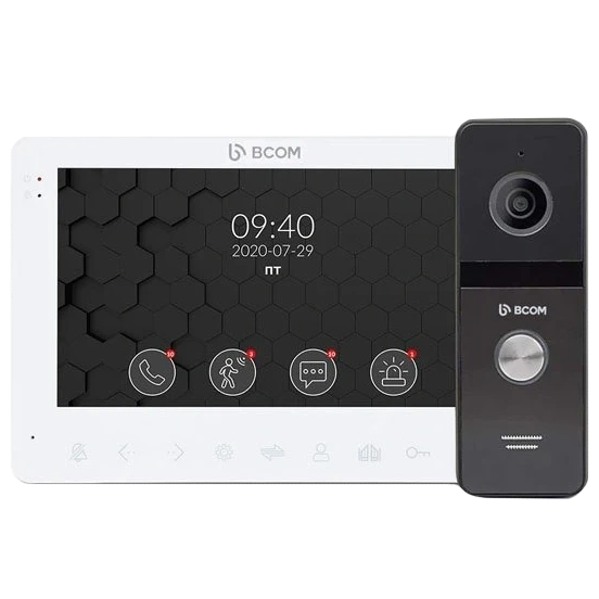 Комплект відеодомофона BCOM BD-780FHD White Kit Комплект відеодомофона BCOM BD-780FHD White Kit