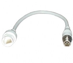 Переходник с RJ45 в F, для автомобильных IP камер RJ45 to F