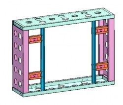 49 LCD Display Unit Modular Frame Bracket CABINET-49 FRAME
