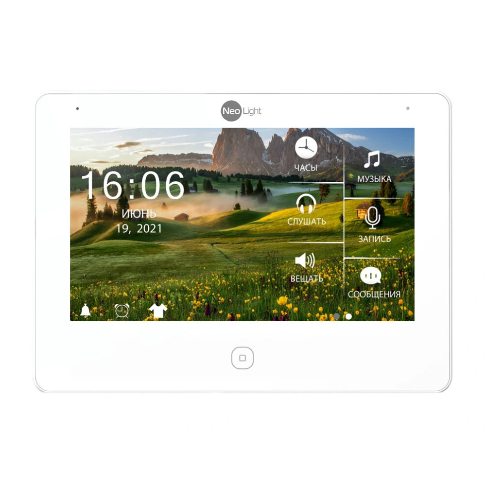 Відеодомофон NeoLight ALPHA HD WF White Відеодомофон NeoLight ALPHA HD WF White