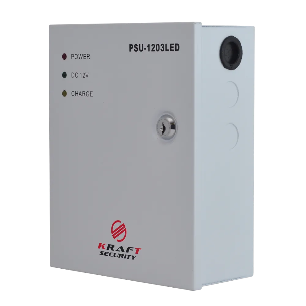 Блок безперебійного живлення Kraft PSU-1203LED 12В 3А Блок безперебійного живлення Kraft PSU-1203LED 12В 3А