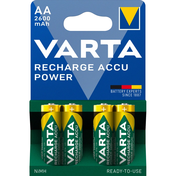 Акумулятор AA VARTA PROF ACCU 2600mAh BLI 4 NI-MH Акумулятор AA VARTA PROF ACCU 2600mAh BLI 4 NI-MH
