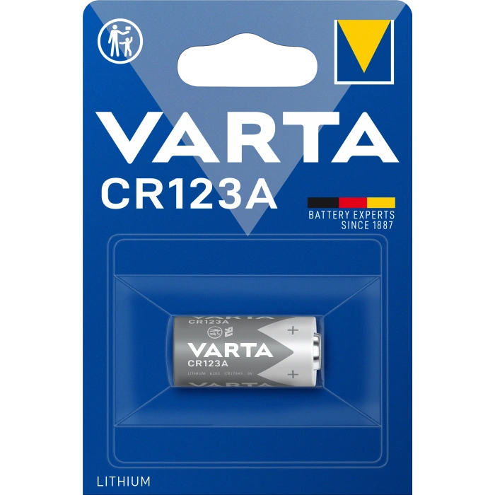 Батарейка CR123A VARTA BLI 1 LITHIUM Батарейка CR123A VARTA BLI 1 LITHIUM