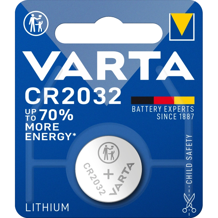 Батарейка CR2032 VARTA BLI 1 LITHIUM Батарейка CR2032 VARTA BLI 1 LITHIUM