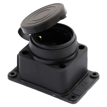 Колодка одинарна з заглушкою 1*16 (каучук) ERKA 6001 Колодка одинарна з заглушкою 1*16 (каучук) ERKA 6001