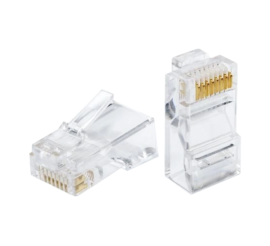 Конектор RJ45 кат.6 8P8C 50 мк упаковка 100 шт. Hypernet P88U-C6 Конектор RJ45 кат.6 8P8C 50 мк упаковка 100 шт. Hypernet P88U-C6