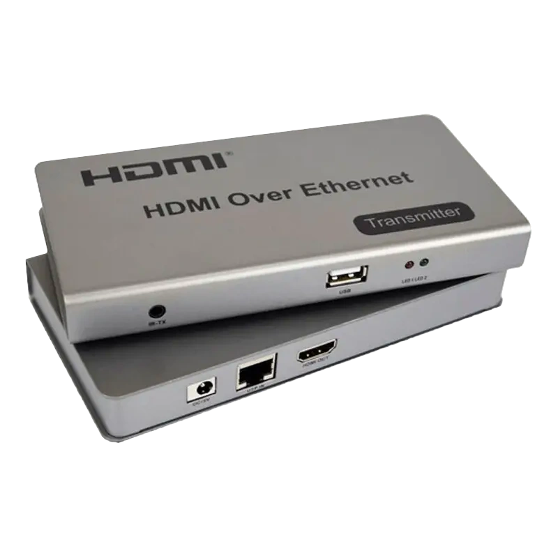 Активний приймач/передавач HDMI-USB +IR по RJ45 до 120 м Комплект HDMI-USB Активний приймач/передавач HDMI-USB +IR по RJ45 до 120 м Комплект HDMI-USB