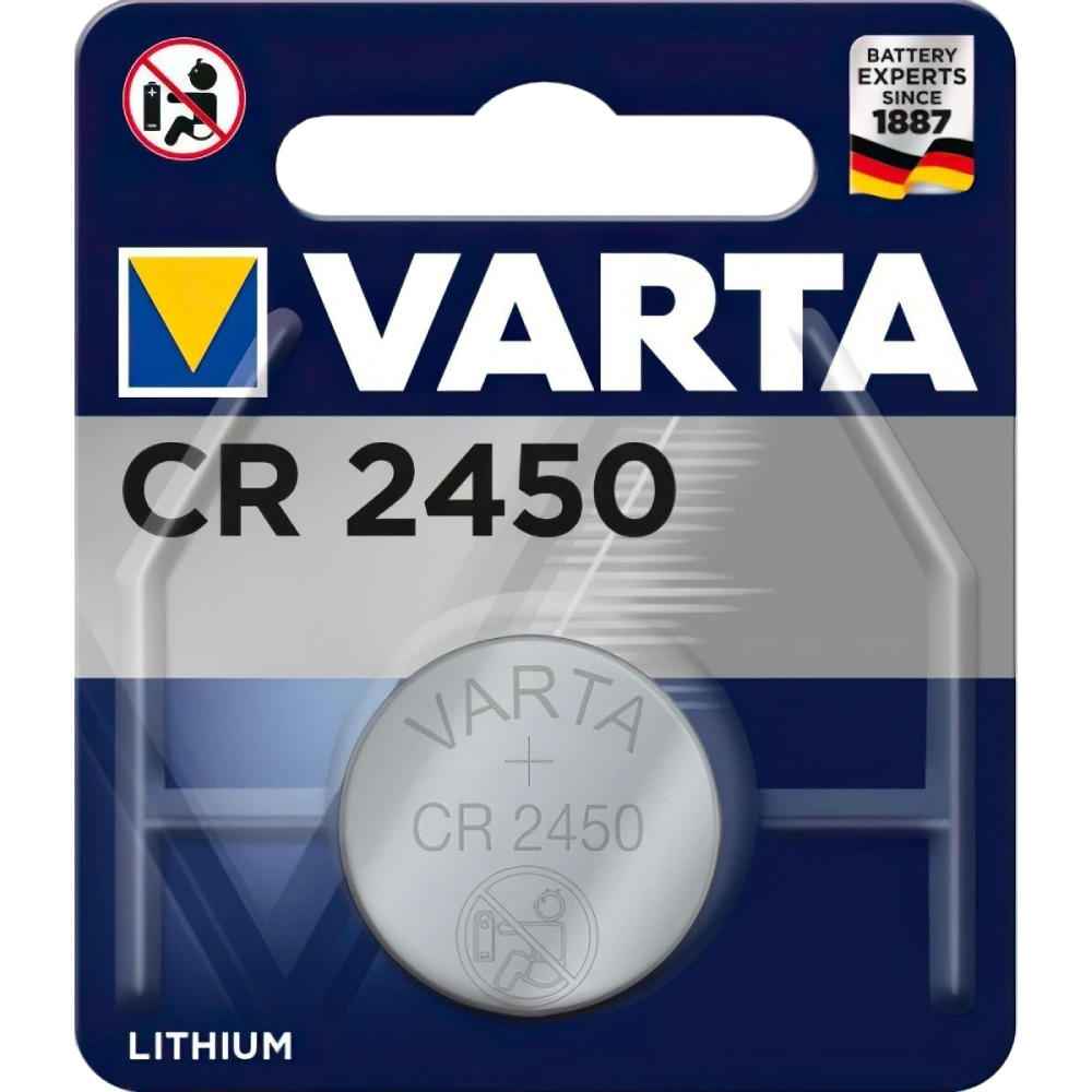 Батарейка CR 2450 VARTA BLI 1 LITHIUM Батарейка CR 2450 VARTA BLI 1 LITHIUM