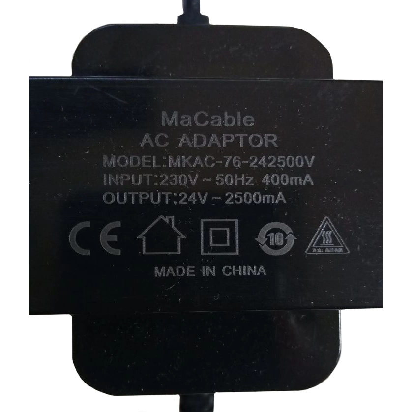 Блок живлення Hikvision MKAC-76-242500V 24В 2.5A Блок живлення Hikvision MKAC-76-242500V 24В 2.5A