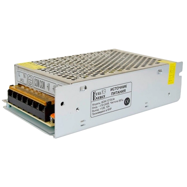 Блок живлення Full Energy BGM-1210Light 12В 10А Блок живлення Full Energy BGM-1210Light 12В 10А