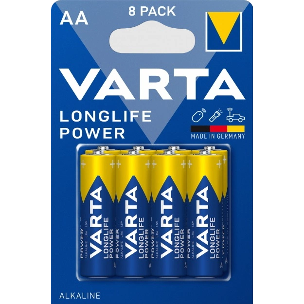 Батарейка VARTA LONGLIFE POWER AA BLI 8 шт Батарейка VARTA LONGLIFE POWER AA BLI 8 шт