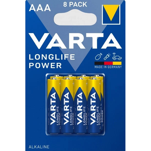 Батарейка VARTA LONGLIFE POWER AAA BLI 8 шт Батарейка VARTA LONGLIFE POWER AAA BLI 8 шт