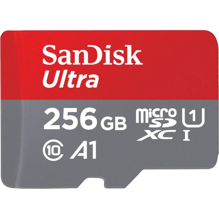 Карта пам’яті SANDISK 256GB Ultra microSDHC UHS-I Card A1 Class 10 Карта пам’яті SANDISK 256GB Ultra microSDHC UHS-I Card A1 Class 10