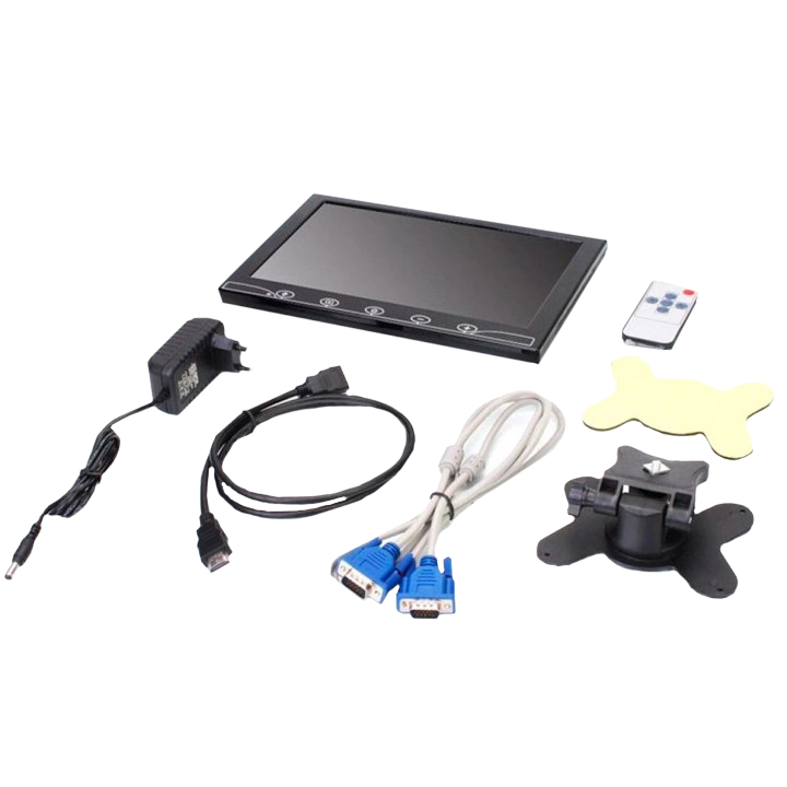 Автомобільний РК-монітор 10.1 (AV + VGA + HDMI + BNC) Автомобільний РК-монітор 10.1 (AV + VGA + HDMI + BNC)