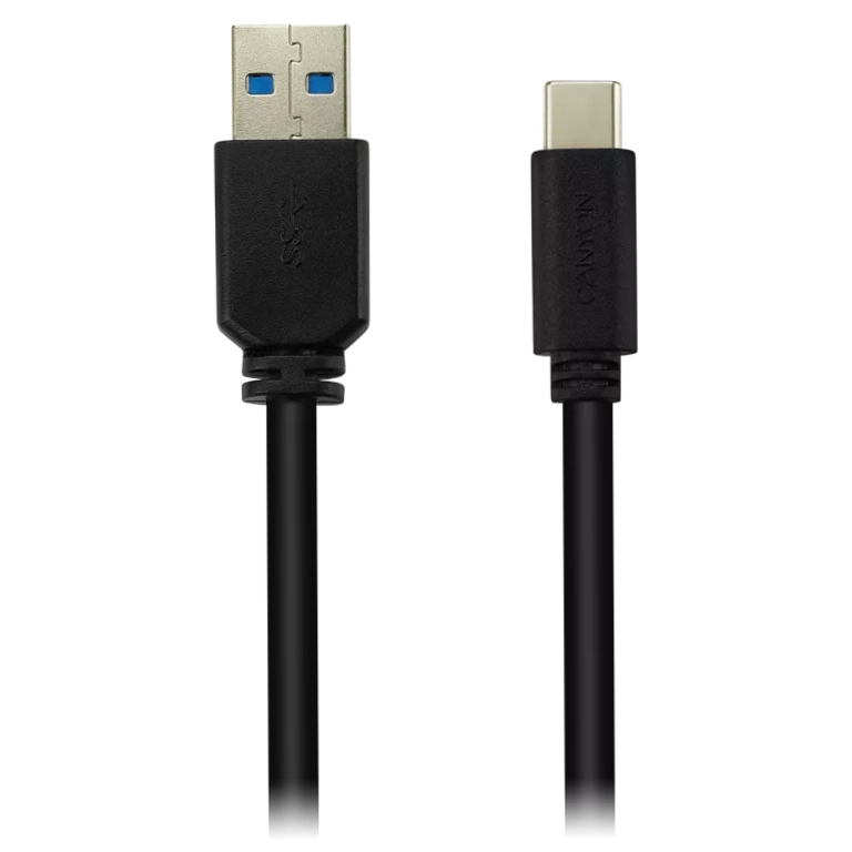Кабель Canyon UC-4B black (USB-C — USB 3.0) 1.5м Кабель Canyon UC-4B black (USB-C — USB 3.0) 1.5м