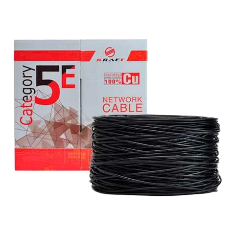 Кабель біметал зовнішній 305 м KRAFT UTP CAT5E 0.5 CCA