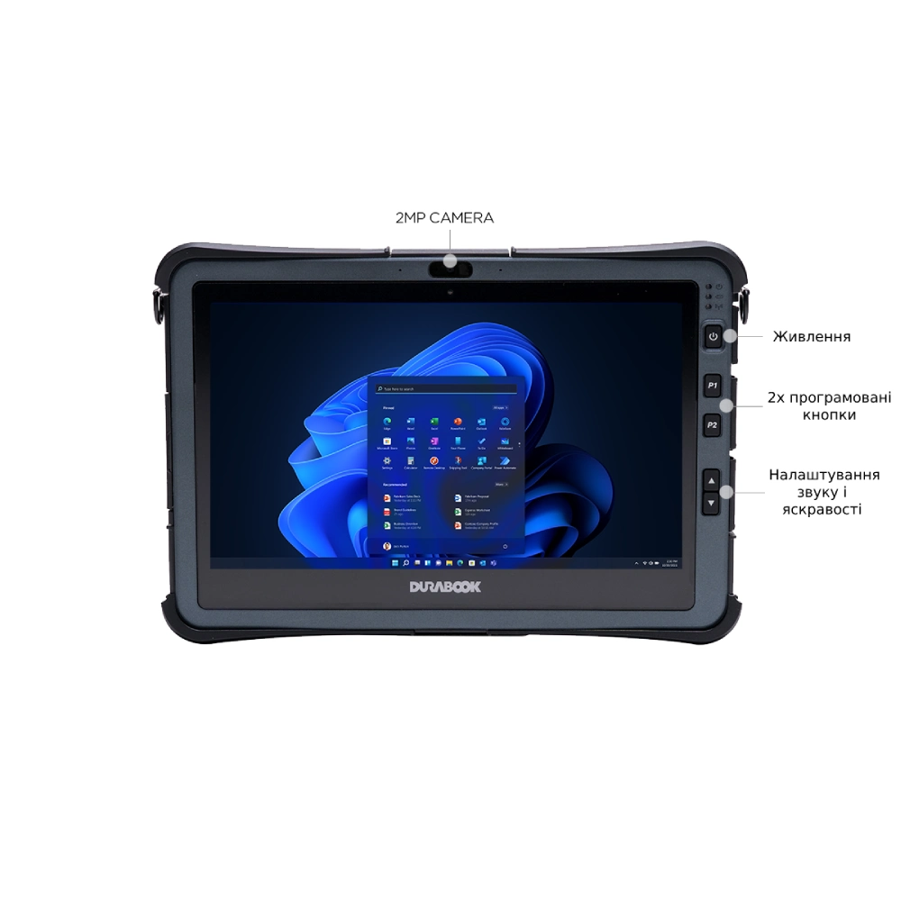 Планшет Durabook U11I 11.6FHD/Intel i5-10210Y/8/128/int/GPS/LTE/W10P Планшет Durabook U11I 11.6FHD/Intel i5-10210Y/8/128/int/GPS/LTE/W10P