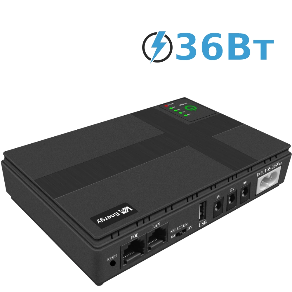 Джерело безперебійного живлення VIA Energy Mini UPS 2.0 Джерело безперебійного живлення VIA Energy Mini UPS 2.0