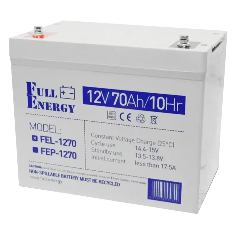 Акумулятор гелевий Full Energy FEL-1270 12V 70 Ah Акумулятор гелевий Full Energy FEL-1270 12V 70 Ah